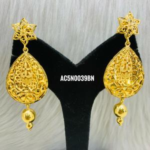 Long <b>Necklace</b> Set Gold Plated - Product Image 2