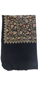 Nuevo diseño grueso cálido borla Poncho suéter Otoño Invierno estilo étnico rayas bordado bufandas mujeres hecho Cachemira - Product Image 3