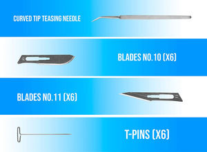 Vet Pro 29PC Juego de instrumentos Fuente de alimentación manual Disección Kit quirúrgico Diseño OEM Tarifa al por mayor de fábrica - Product Image 2