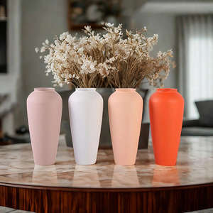 คุณภาพสูงตกแต่งบ้านแจกันดอกไม้เหล็กโลหะประดับโต๊ะสำหรับสวนบ้าน - Product Image 2