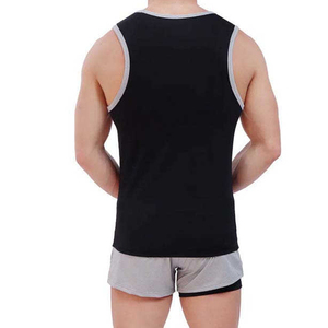 Meilleurs débardeurs en maille personnalisés pour hommes, tissu respirant, hauts de sport, vente en gros, hauts de sport unis, style streetwear - Product Image 5
