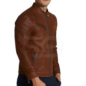 Chaqueta de Cuero para Hombre, Estilo Urbano y Elegante, Ropa de Invierno, Prenda de Cuero Resistente, Prenda de Primera Calidad - Product Image 6