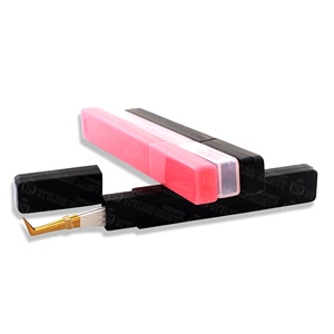 Emballage de tube pour pince à cils personnalisée, tube de rangement pour pince à cils en plastique transparent, vente en gros, OEM, étiquette privée pour les marques de cils - Product Image 2