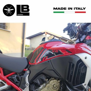Adesivo 3D Protettivo Laterale per Ducati Multistrada V4 2021-2025, Decalcomania Serbatoio Personalizzabile - Product Image 4