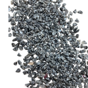 Chips de piedra suelta de cristal de larvikita pulida, piedras preciosas curativas naturales caídas, gravas de ágata, estilo de amor crudo - Product Image 6