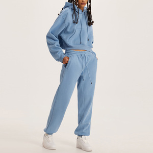 ชุดวอร์มฟิตเนสสำหรับผู้หญิง, ชุดครอปแขนยาวลำลอง - Product Image 6