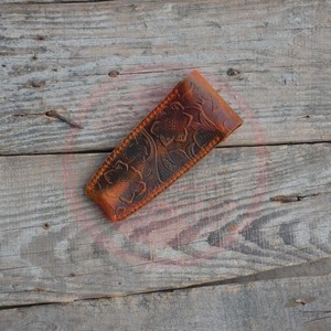 กระเป๋าเดินทางหนังแฮนด์เมดมืออาชีพ\ เคสมีดโกนความปลอดภัยหนังคุณภาพระดับพรีเมียมพร้อมปุ่ม - Product Image 5