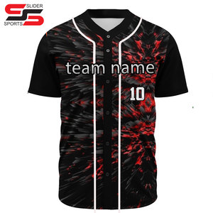Diseño personalizado Softball Jersey Camisa de béisbol Conjuntos de uniformes Ropa de béisbol 100% Poliéster Sublimación Equipo juvenil Uniforme - Product Image 4