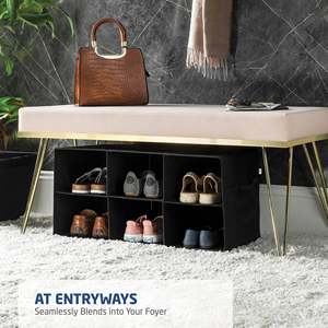 Organizzatore per Scarpe dal Design Moderno in Plastica PP e Tessuto per Uso Domestico, Bagno, Porta e Armadio, Scatola Portascarpe - Product Image 2