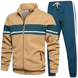 Conjunto Deportivo para Hombre Estilo Vintage 2026, Sudadera con Capucha, Pantalones Deportivos, Chaqueta, Conjunto Deportivo Lavado con Estampado de Leopardo para Invierno - Product Image 3