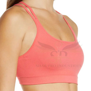 Sujetador deportivo para mujer de alta calidad al por mayor Sujetador deportivo de estilo simple y transpirable superventas en stock - Product Image 4