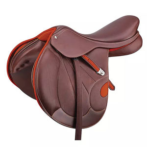 Selle de dressage anglaise de qualité supérieure en cuir réglable pour l'équitation Équipement OEM/ODM personnalisé Qualité professionnelle - Product Image 1
