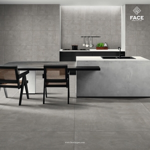 Gris urbain 600x600mm/600x1200mm Carreaux de porcelaine mat Gris foncé Antidérapant Supermarché Salle à manger Salle de bain Hall Mur intérieur Moderne - Product Image 1