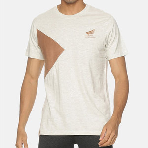 Camiseta de Verano para Hombre, Nuevo Diseño, Manga Corta, Última Moda, Informal, 100% Algodón, Color Personalizado, Transpirable, Cuello Redondo, Corte Regular - Product Image 1