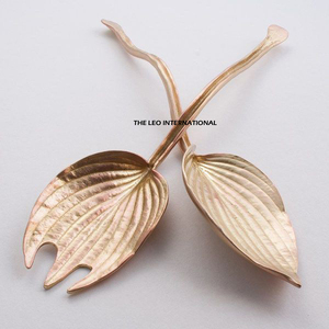 Ensemble de couverts de table en acier miroir décoratif fait à la main poignée en métal fini or serveur à salade pour hôtel et restaurant - Product Image 4