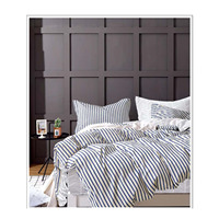 Meilleure vente 200TC 100% coton hôtel drap de lit lin qualité supérieure dernière conception imprimé gris usage domestique-disponible roi reine