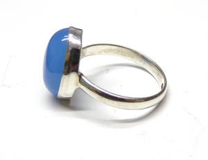 Aqua Dainty <b>Statement</b> <b>Ring</b> Handmade Sterling <b>Silver</b> Family Birthstone <b>Ring</b> for Mother's Gift - Product Image 4