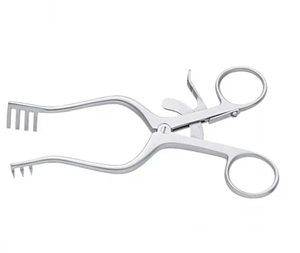 Retractor Weitlaner personalizado 3x4 puntas 18mm cirugía plástica profunda Retractor alemán de acero inoxidable - Product Image 3