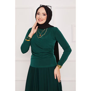 Sandy Body Emerald con Decoración Fruncida - Product Image 3