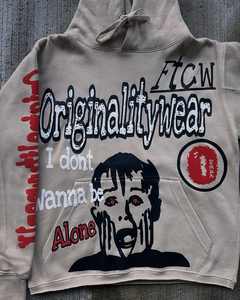 Sudaderas con capucha informales de invierno para hombre Color sólido 100% algodón polar transpirable ecológico Regular Fit - Product Image 2