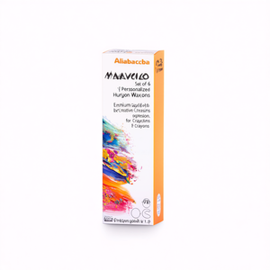 Juego de 6 Crayones de Cera Huron Personalizados, Gadgets Premium para Expresiones Creativas - Product Image 2