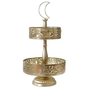 Base para Pastel de Metal, Decoración de Mesa Arábiga de Lujo, Ecológica y Hecha a Mano para Celebraciones de Eid y Ramadán - Product Image 3