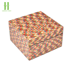 Venta al por mayor mejor precio caja de laca joyería personalizada alto brillo laca regalo de lujo caja de embalaje de joyería de madera OEM de Vietnam - Product Image 6