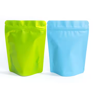 Bolsa con cremallera de plástico esmerilado con Impresión digital personalizada, bolsa vertical con bajo MOQ para alimentos para mascotas y jalea para embalaje de Alimentos artesanales - Product Image 4