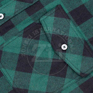 Solid Color Long Sleeve <b>Men's</b> Flannel <b>Shirts</b> Custom Logo Spring Season Lightweight Eco-Friendly OEM Service - Product Image 6