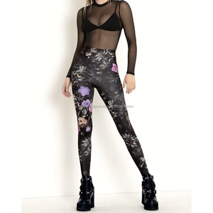 Women's <b>High</b>-<b>Waisted</b> Yoga Pants <b>with</b> Drawstring Closure Soft <b>Tummy</b> <b>Control</b> Slimming <b>Leggings</b> for Workout and Running-Wholesale - Product Image 3