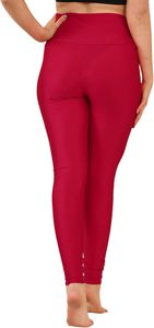 High Waist Athletic Pants Compression Fit Inner Pockets Tummy Control Women's Shiny <b>Leggings</b> <b>Disco</b> Pants Yoga Sports <b>Legging</b> - Product Image 5