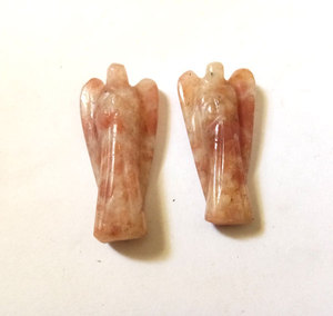 Gemstone Sunstone 2 PULGADAS Ángel disponible en cantidad a granel Estatuilla de ágata de alta calidad Comprar en línea de Amayra Crystal Exports India - Product Image 6