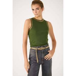 Camiseta Interior sin Mangas con Detalles de Piedras - Product Image 2