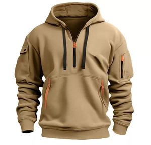 Pull à capuche 100% coton pour hommes Premium [Hot!] Sweat à capuche 100% coton pour hommes - Product Image 3