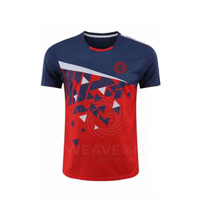 Ensembles d'uniformes de volley-ball 100 % polyester, service OEM, couleurs et logo personnalisés, impression par transfert thermique, haute qualité, manches courtes pour hommes - Product Image 2
