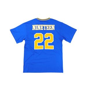 Sigma Gamma Rho SGRho Greek Sorority T-shirt surdimensionné bleu royal 100% polyester avec logos d'équipe brodés - Product Image 3