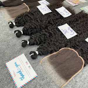 Factory Outlet Kinky Straight Extensiones de cabello humano Remy Raw Virgin Extensiones de cabello humano Yaki Sin desprendimiento Sin enredos - Product Image 5