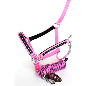 Halters en nylon pour selle anglaise Halters de cheval réglables de haute qualité Best Soft Comfortable , English Saddle Leather Halters - Product Image 2