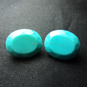 Piedra preciosa redonda para fabricación de joyas, pera ovalada, Esmeralda facetada, verde, azul, turquesa, de alta Quilate - Product Image 6