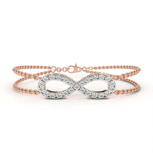 Pulsera de Diamantes Cultivados en Laboratorio de Oro de 18K, Hermosas Pulseras y Brazaletes de Diamantes - Product Image 3