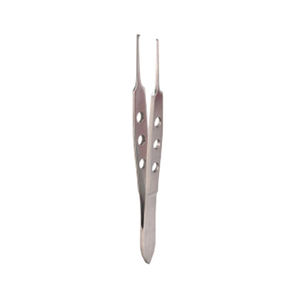 Pinzas Bishop, Pinzas de Fijación Rectas Dentadas Delicadas, Instrumentos Quirúrgicos de Oftalmología, Pinzas para Apósitos - Product Image 2