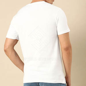 T-shirts imprimés pour hommes sur mesure, polyester/coton, haute qualité, couleurs et logo personnalisés, séchage rapide, respirant, écologique - Product Image 3