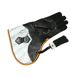 Nouveaux gants de fauconnerie de haute qualité, design dernier cri, prix de gros, en cuir et polyester imperméable au carbone. - Product Image 1