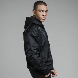 Chaqueta acolchada de lona de diseñador de alta calidad para hombre, chaqueta con capucha acolchada de invierno elegante, venta al por mayor personalizada para hombres de moda - Product Image 6