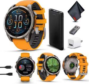 นาฬิกาอัจฉริยะ Garmins Fenix 8 Pro Amoled Sapphire Premium ใหม่ล่าสุด - Product Image 3