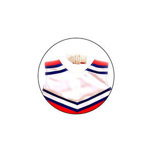 Uniforme de cheerleading à manches courtes pour filles, pour les matchs, impression numérique, couleur personnalisable, en polyester et élasthanne, pour adultes - Product Image 3