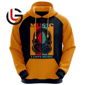 Sudadera con capucha de sublimación de poliéster de Spandex de fibra de estilo callejero informal para hombres de estudiante de peso pesado impresión personalizada antiretráctil antiarrugas - Product Image 1