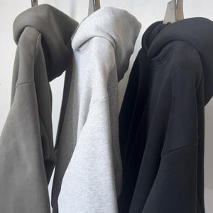 Sudadera con capucha de gran tamaño para hombre de alta calidad, Jersey de algodón 100% con técnicas de impresión personalizadas, hombro caído transpirable, otoño - Product Image 4