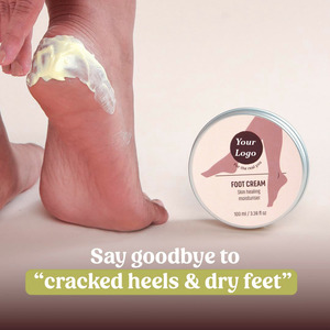 Crème de soin des pieds de marque privée fissure guérison soins de la peau des pieds hydratation intensive élimination des peaux mortes OEM ODM crème réparatrice des pieds - Product Image 2