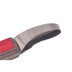 Cuchillo Profesional para Cascos de Caballos, Antideslizante, para el Cuidado Equino, Tijeras Ovaladas para Cascos, Cuchillo de Acero Inoxidable para Recortar Cascos con Mango de Madera - Product Image 5